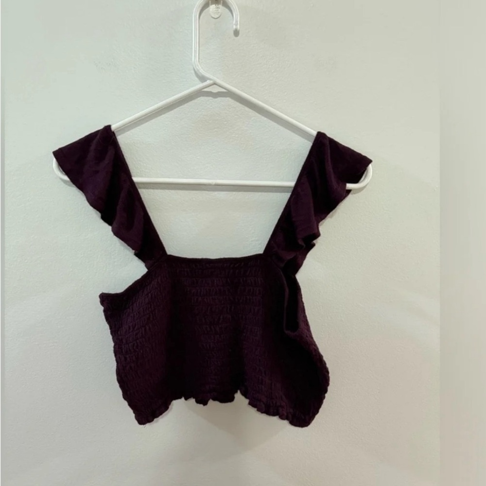 Purple Target Wild Fable Ruffled Tank - Picture 3 of 5